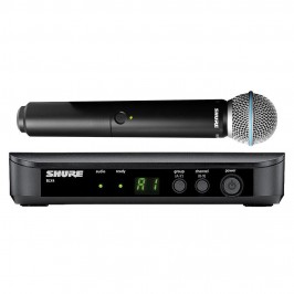 Microfone Sem Fio Shure BLX24 beta 58 - Foto 1