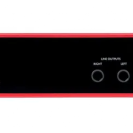 Interface de áudio Focusrite Scarlett 2i2 3ª geração Placa de gravação - Foto 1