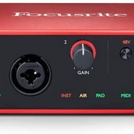 Interface Audio focusrite scarlett 4i4(3rd gen) 4 entrada 4 saída usb interface de áudio placa de som para gravação - Foto 2