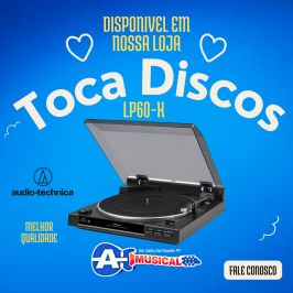 Toca disco vinil Áudio-Tecnica ATLP60 x USB