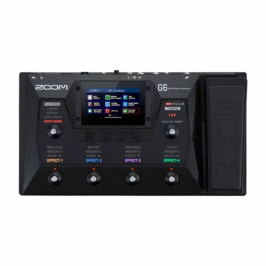 Pedaleira guitarra Multi Efeitos Zoom G6 Processador 