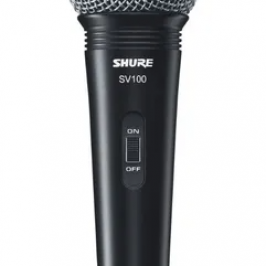 Microfone Com fio Shure SV100 Com cabo Dinamico - Foto 1
