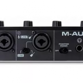 Placa de Audio Interface Gravação M-audio M-track duo 2 canais - Foto 5