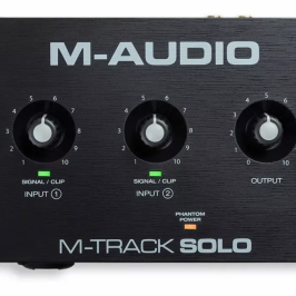 Placa de Audio Interface Gravação M-audio Solo - Foto 1