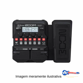 Pedaleira Guitarra Zoom G1x Four pedal efeitos 