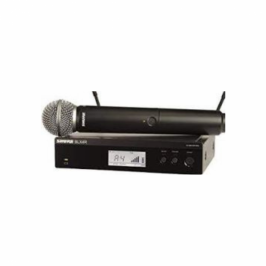 Microfone Sem fio Bastão SHURE BLX24R/SM58