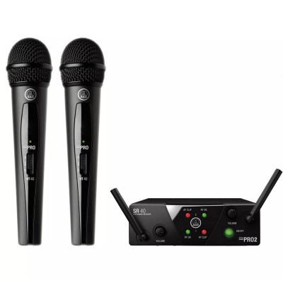 Detalhes do produto Microfone Sem Fio Akg Wms Dual Mini