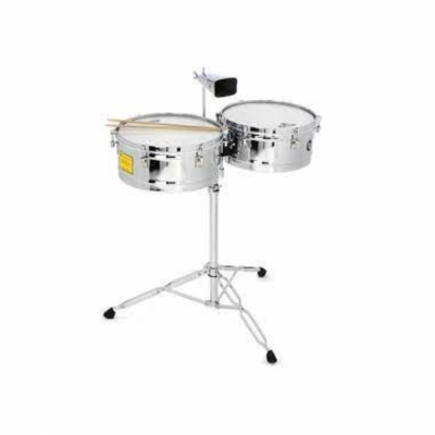 Detalhes do produto Timbaleta LP MATADOR 14″ AND 15″ CHROME TIMBALES
