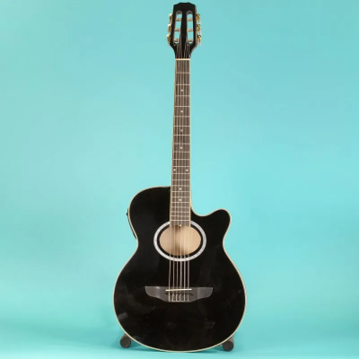 Detalhes do produto Violão Elétrico Freeman Nylon FRA95NCET - Black