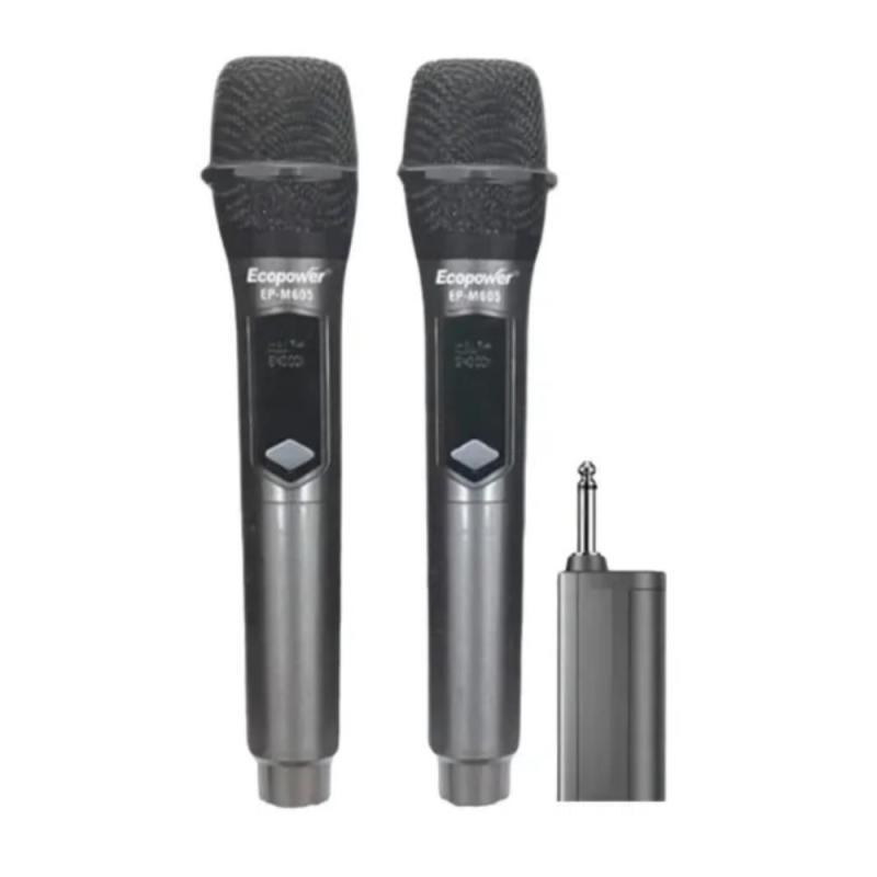 Microfone S/ Fio Ecopower Ep-M605