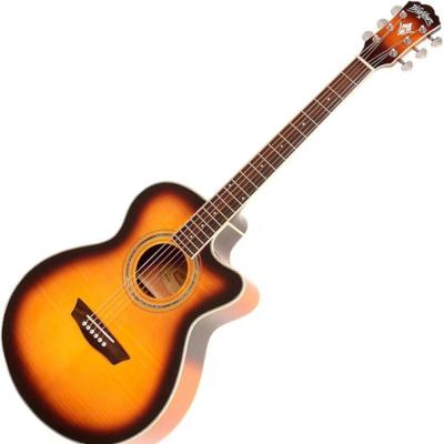 Violão Elétrico Aço Washburn EA15ATB-A