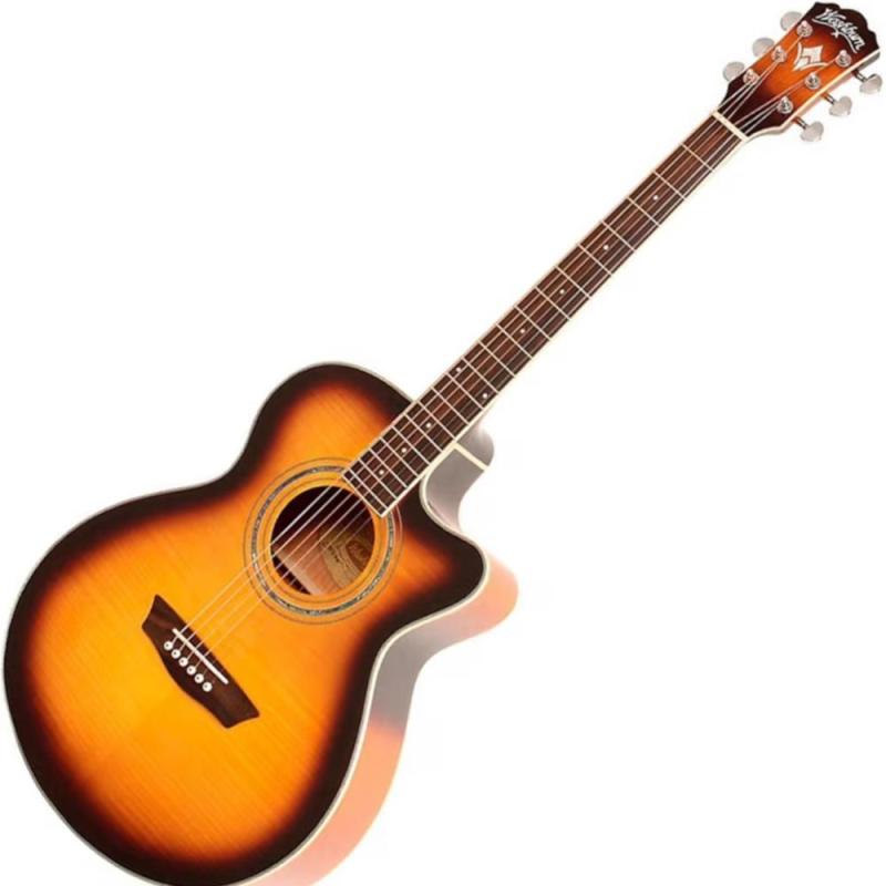 Violão Elétrico Aço Washburn EA15ATB-A