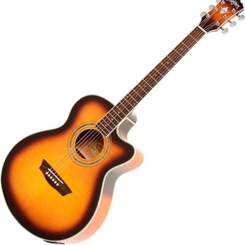 Violão Elétrico Aço Whasburn EA15ATB-A