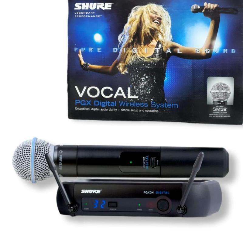 Microfone S/ fio Shure Pgxd24/Sm58-X8b