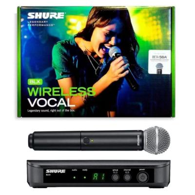Microfone S/ fio Shure Blx24/ Beta58