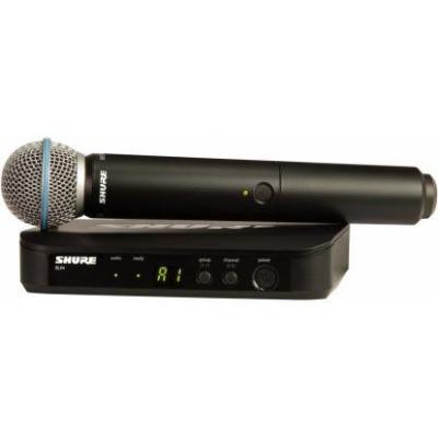 Microfone Sem fio Shure Blx24/ Beta58
