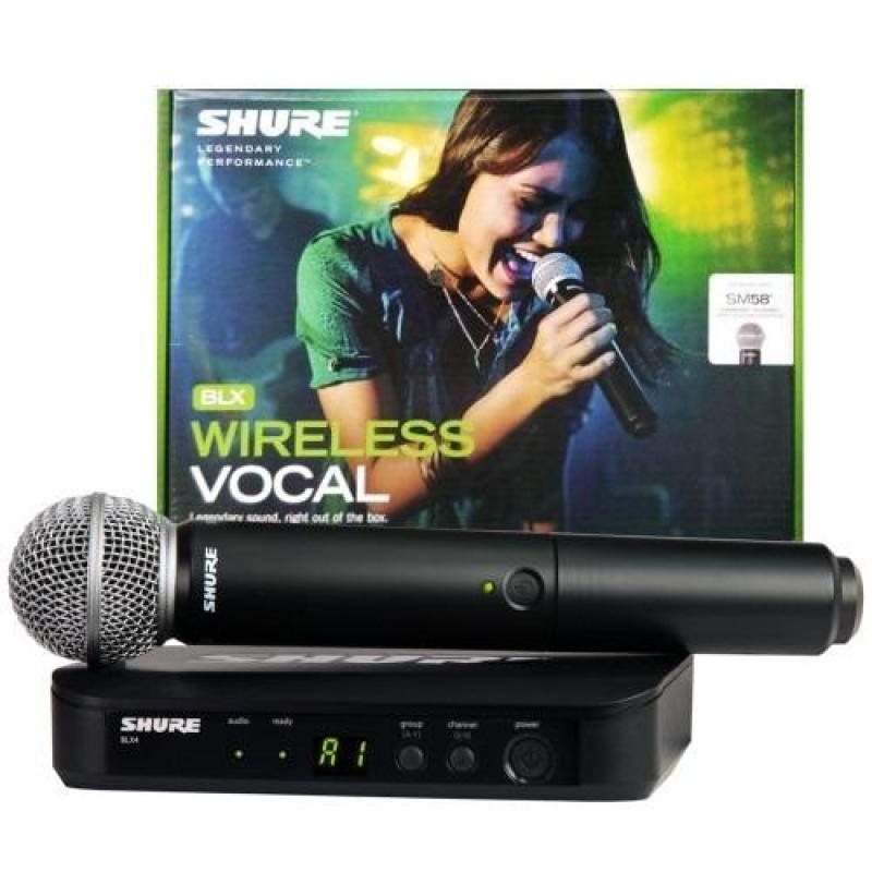 Microfone S/ fio Shure Blx24/ Sm58- J10