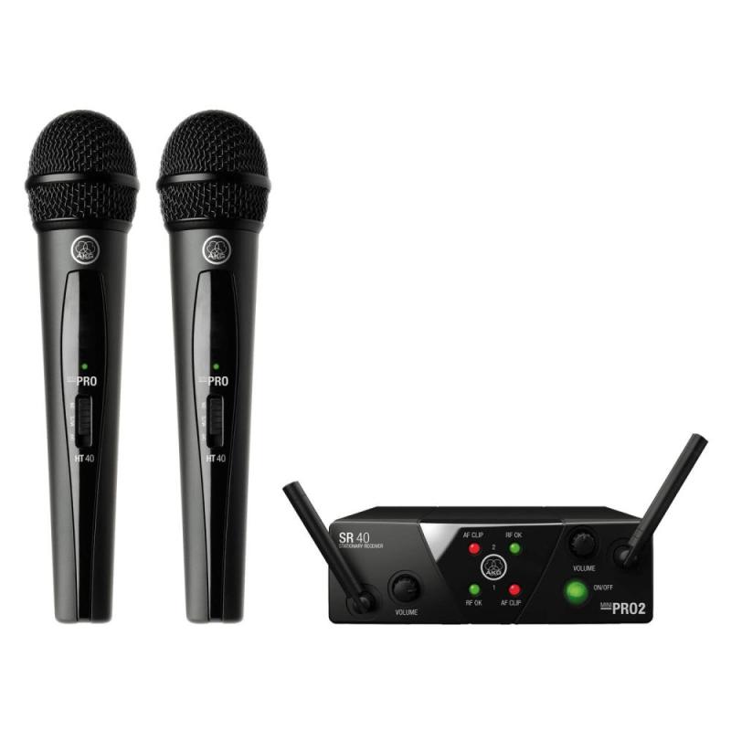 Microfone Akg Duplo Wms40pro Mini Dual