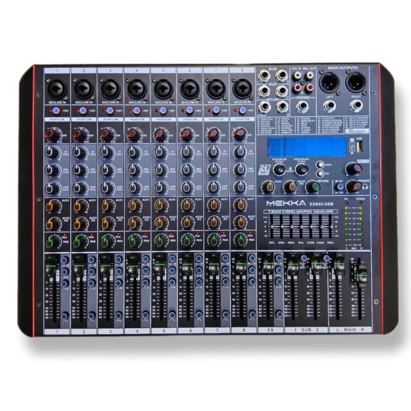 Mesa Mekka 8 Canais Ex802-USB Bluetooth