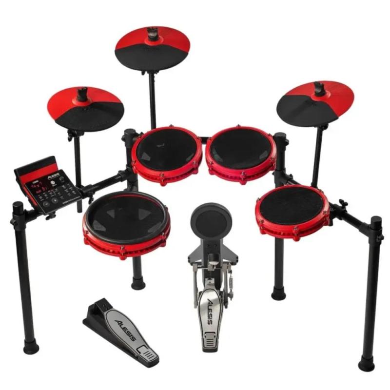 Bateria Eletrônica Alesis Nitro Max Limited Red