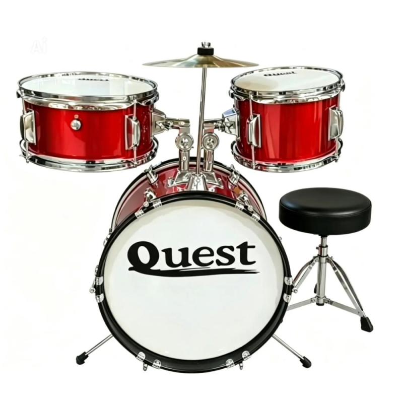 Bateria infantil Quest Ft-104- 3 Peças