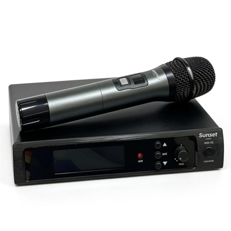 Microfone Sunset 01 Bastão WS-10 C/Case - Mão 