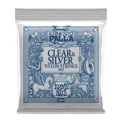 Encord. Violão Nilon Ernieball 2403 Clear & Silver Ernesto Palla