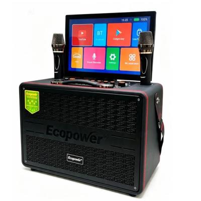 Caixa Karaokê Ecopower EP-S201 BT 2x6.5"/TP/Tela 14