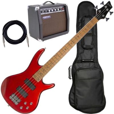 Kit Baixo 4 Cordas Deviser L-B3-4+Cubo+Cabo+Capa
