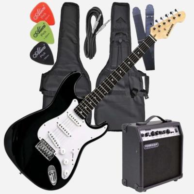 Kit Guitarra Suzuki+Cubo+Capa+Cabo+Correia+Palhetas
