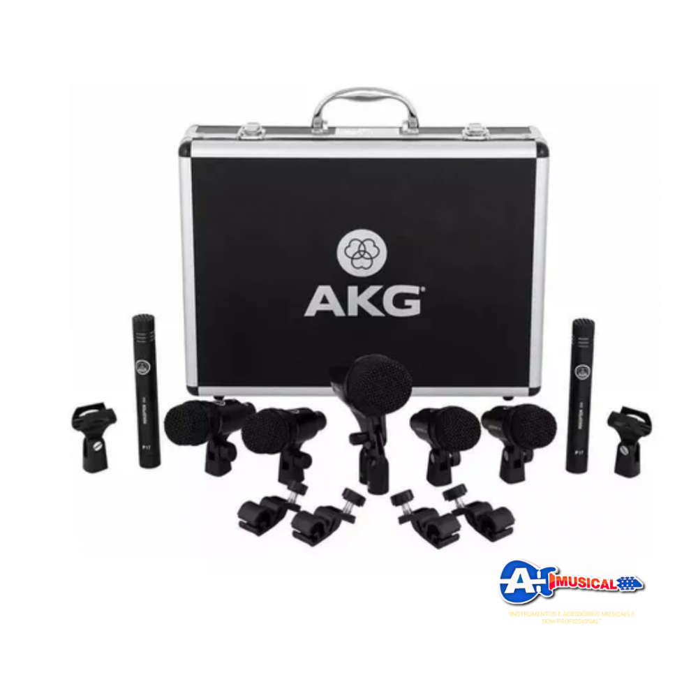 Microfone Para Bateria AKG Drum Set session 1 7 pçs 