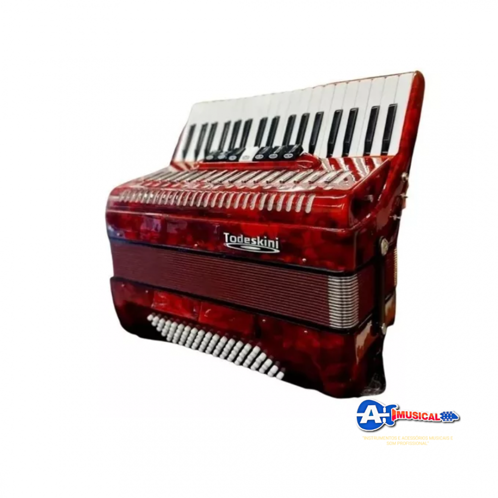 Acordeon Sanfona 48 baixos  Todeskine varias cores