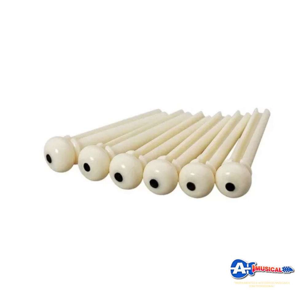 Pino para fixação de cordas de violão