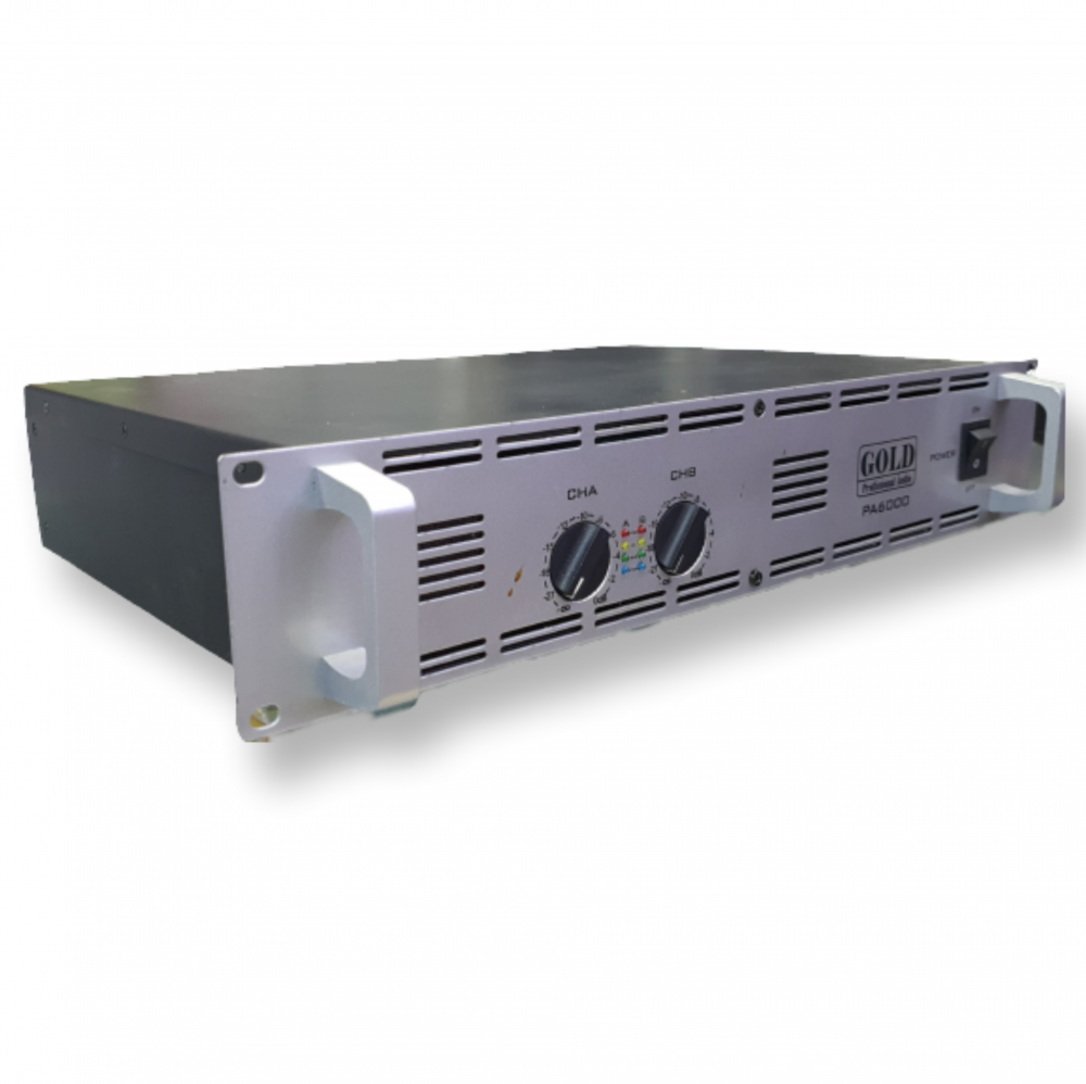 Amplificador Potencia Gold PA6000