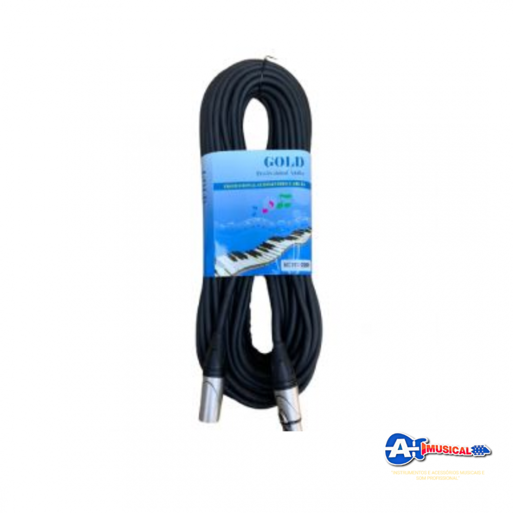 Cabo XLR - XLR Canon canon Gold 20 metros 