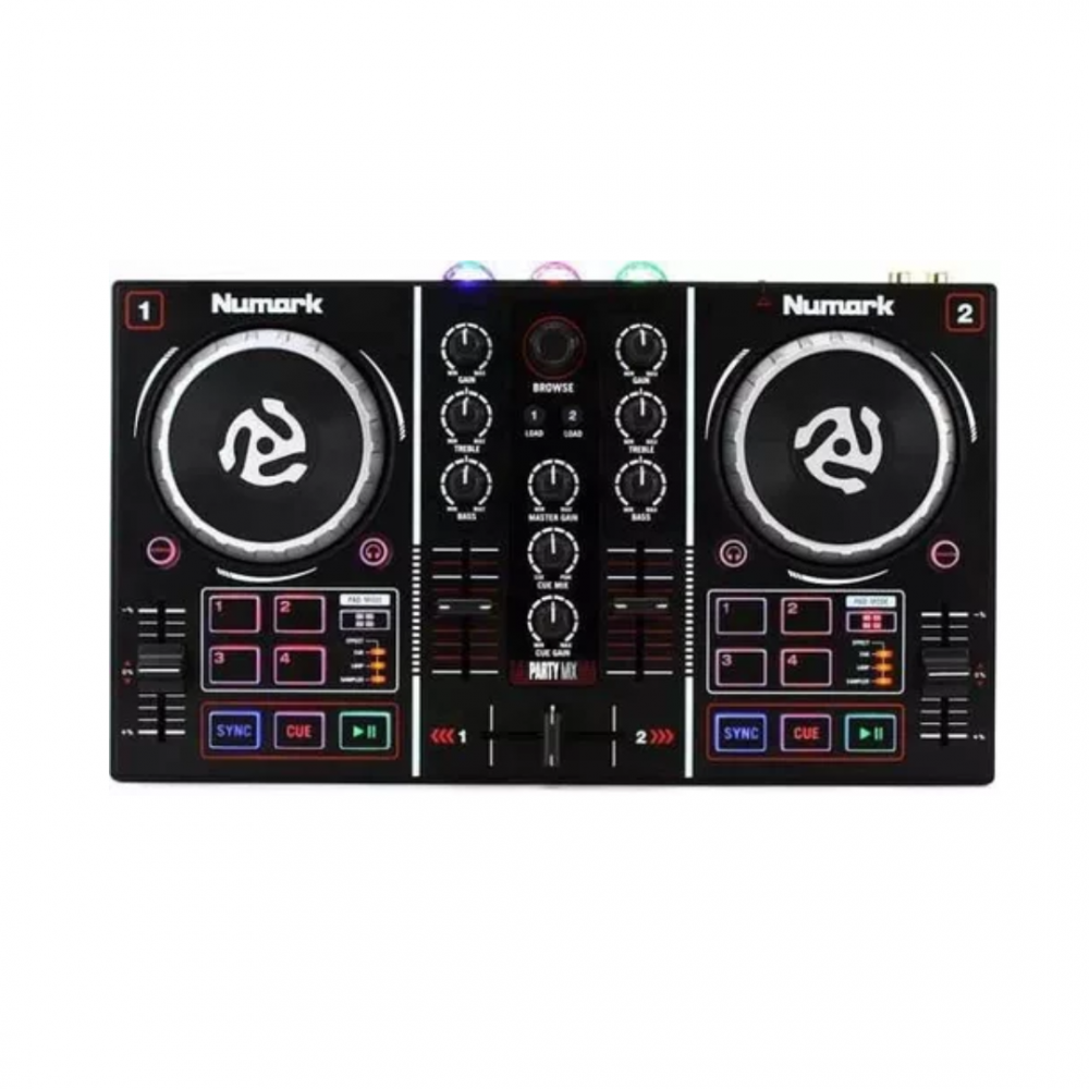 Controlador Mixer Dj Numark Party Mix Controladora Midi
