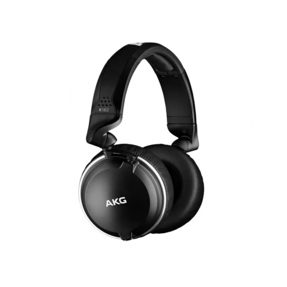 Fone De Ouvido Akg K182 Profissional Dobrável Over Ear