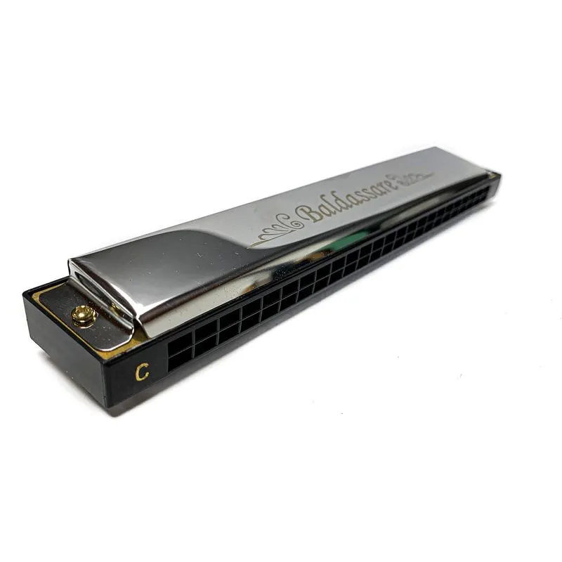 Gaita de Boca Cromatica 24 h Harmonica Baldassare H24c