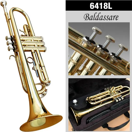Trompete Sib Baldassare 6418l Dourada 