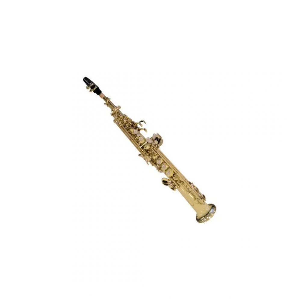 Sax Soprano Reto Baldassare 6433l (laqueado) dourado