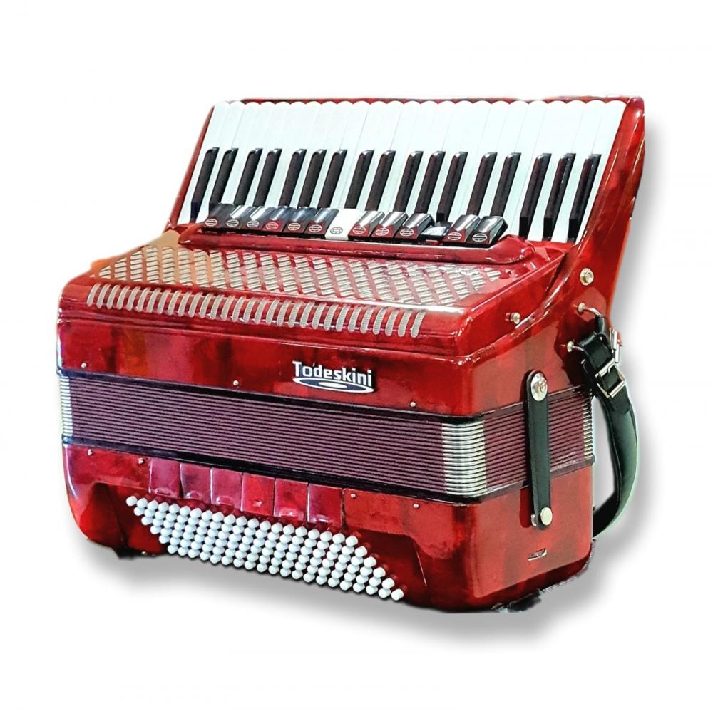 Acordeon Todeskine 120 Baixos 12 Registro