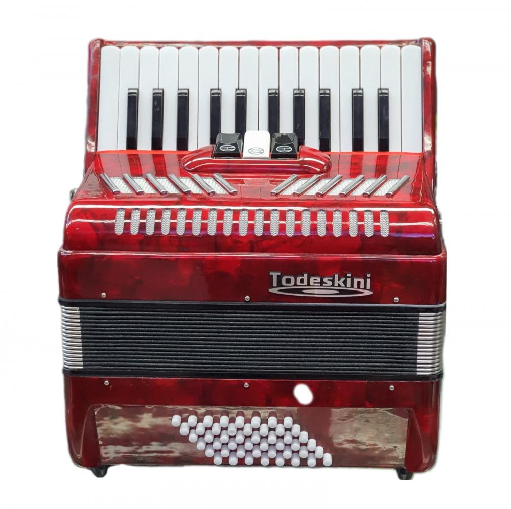 Acordeon Todeskine 48 Baixos 3 Registro
